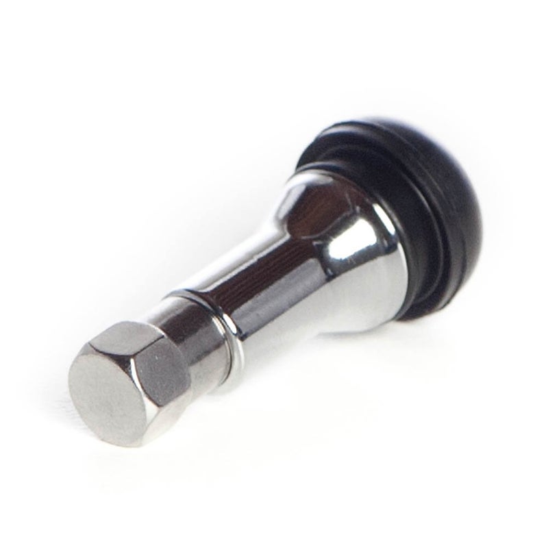 Circuit Performance Chrome Rubber Valve Stems TR413 30mm (Set of 4) - Image 3